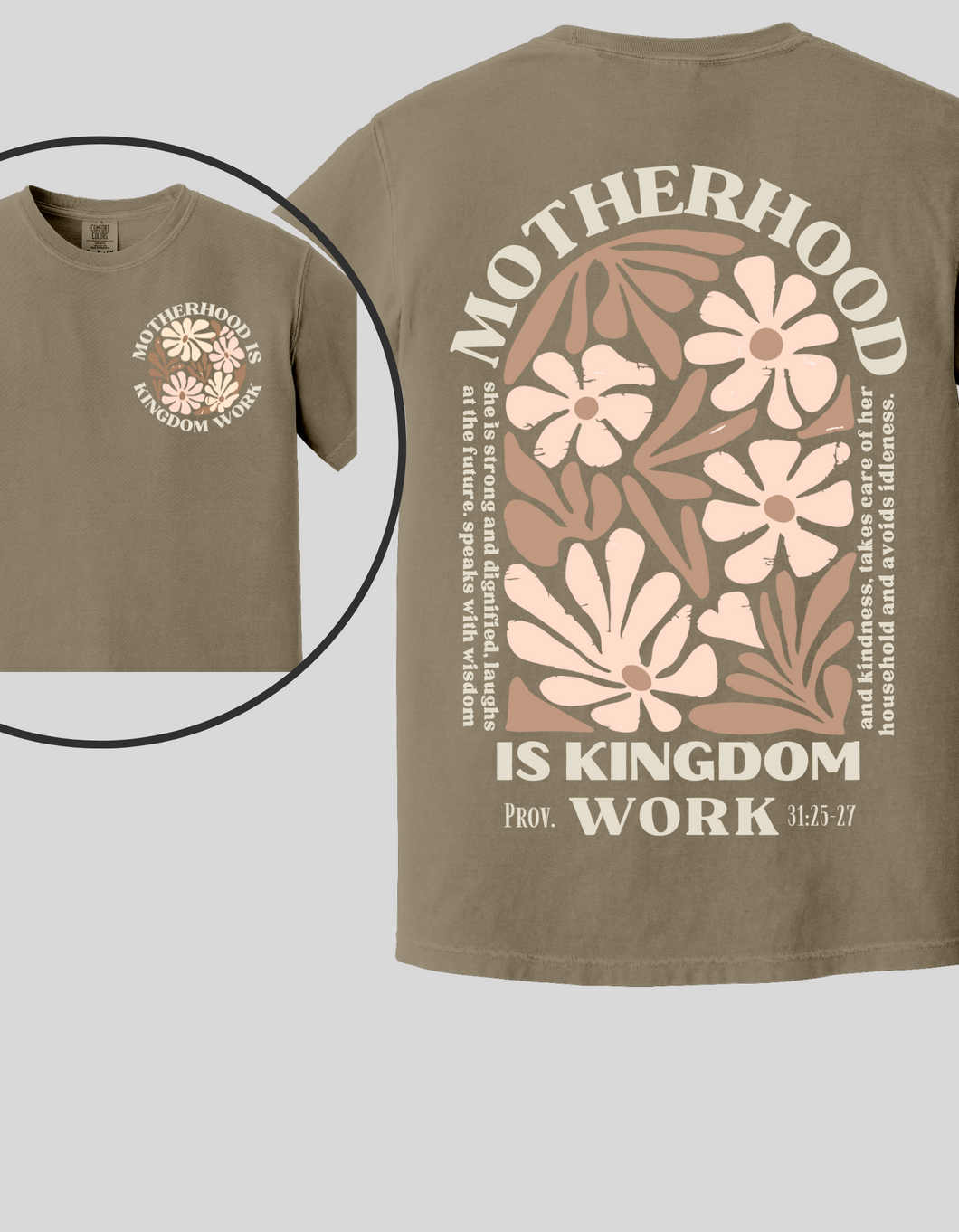 Motherhood is Kingdom Work Tee